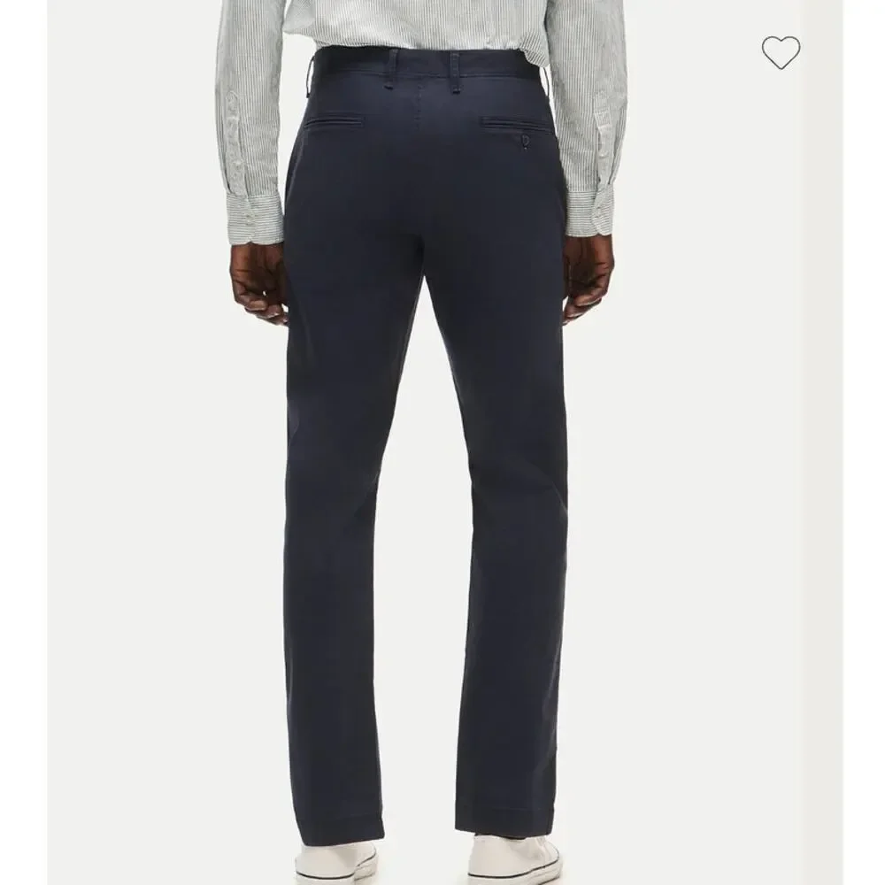 NWT J. Crew Men's 770™ Straight-Fit Stretch Chino Pant Navy 33/30